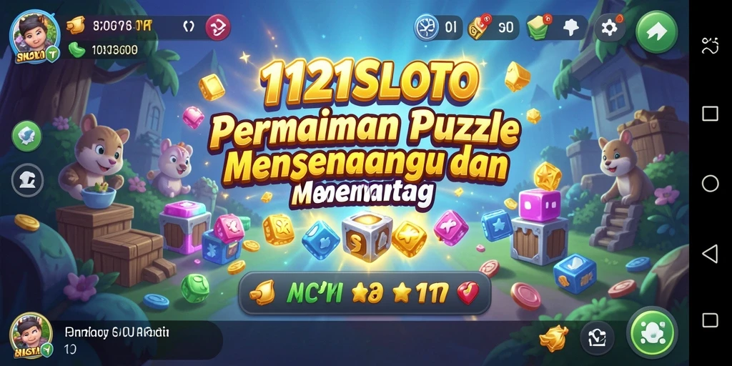 Screenshot gameplay 1121SLOT yang menarik dan penuh tantangan puzzle.