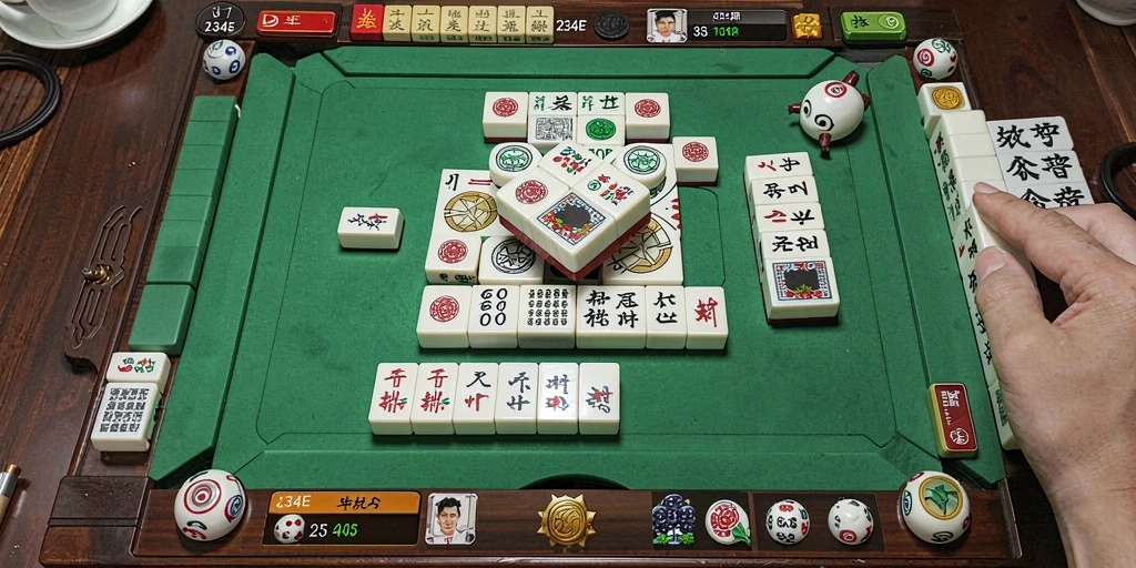 Tampilan gameplay Mahjong di 234E yang menantang dan seru.