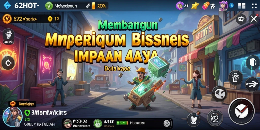 Tampilan gameplay 62HOT yang menarik dan interaktif.