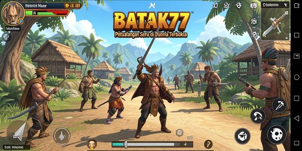 Tampilan gameplay <strong>BATIK77</strong> yang menampilkan dunia terbuka yang memukau.