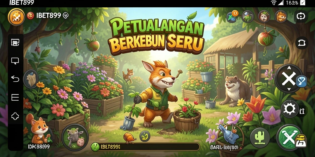 Tampilan gameplay berkebun yang menarik di IBET899.