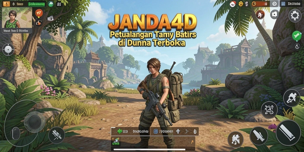 Gameplay JANDA4D yang imersif dan menarik di dunia terbuka.