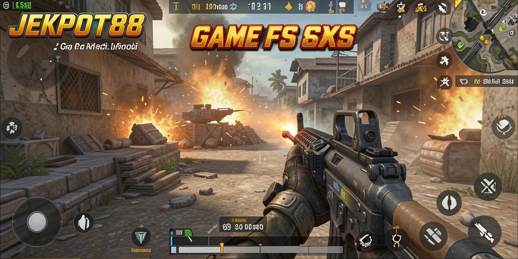 Tampilan gameplay JEKPOT88 yang seru dan intens.