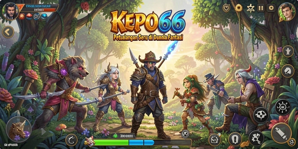 Tampilan seru gameplay KEPO66 yang penuh petualangan.