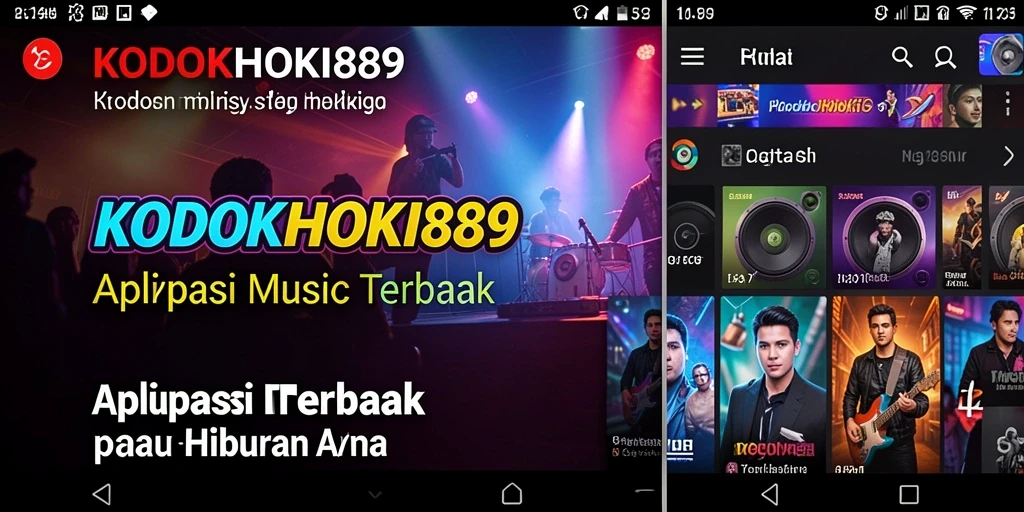 Tampilan gameplay KODOKHOKI889 yang interaktif dengan lagu-lagu menarik.