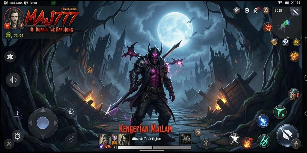 Screenshot menampilkan momen menyeramkan dari gameplay game Horror.