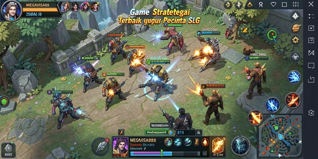 Tampilan gameplay MEGAVISA88 yang menarik dan penuh strategi.