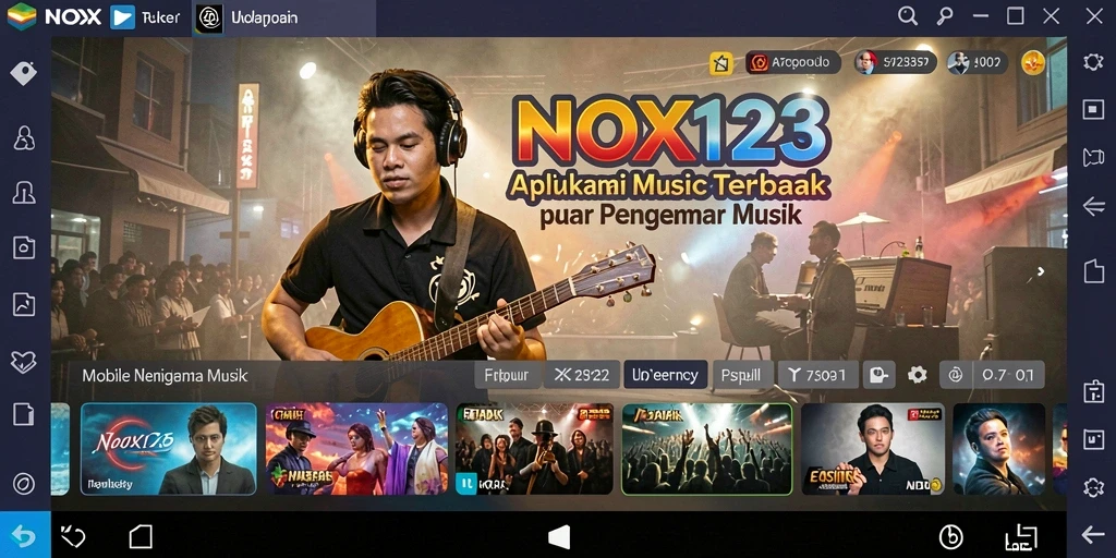Tampilan permainan interaktif di NOX123 yang penuh warna dan menarik.