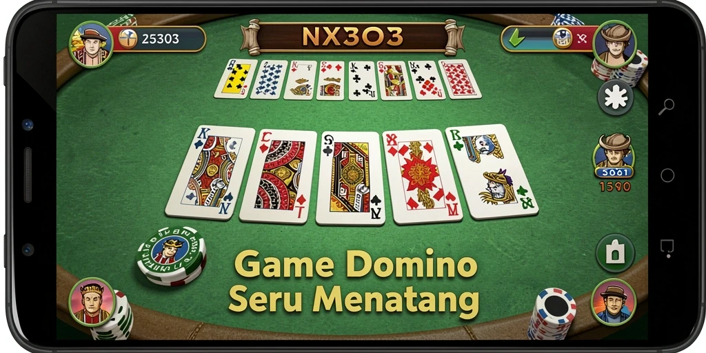 Tampilan menarik dan seru dari gameplay <strong>NX303</strong> yang menampilkan para pemain bersaing.