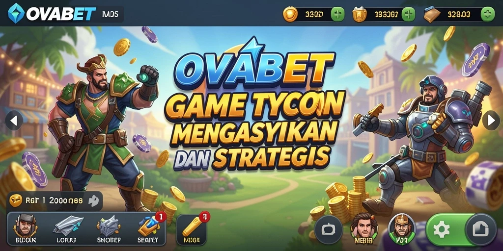 Screenshot gameplay OVABET menampilkan pengalaman Tycoon yang seru.