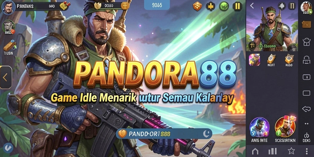 Tampilan utama gameplay <strong>PANDORA88</strong> yang menarik dan interaktif.