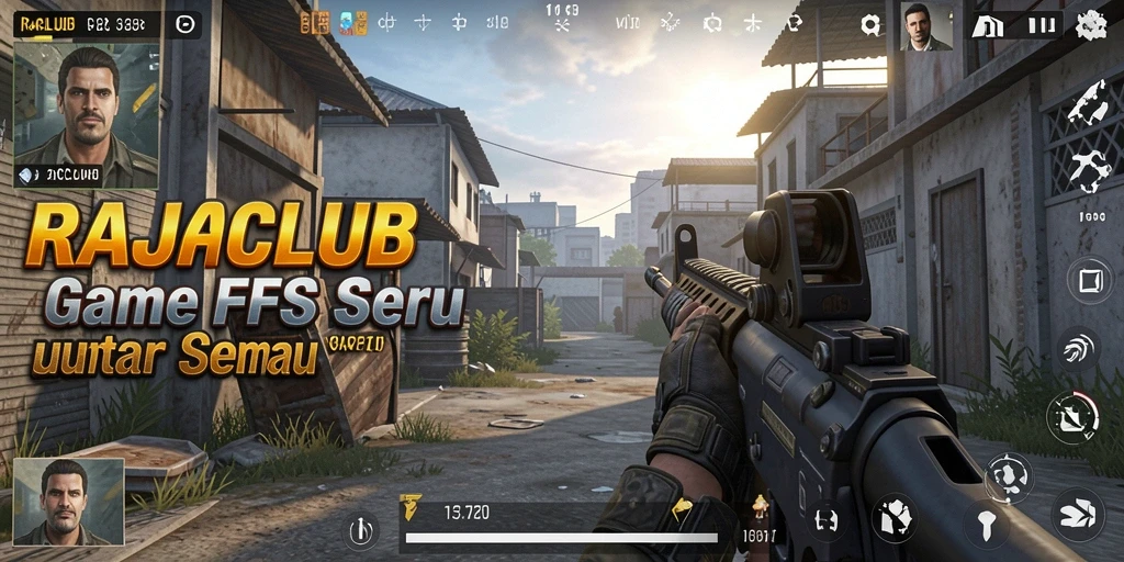 Tangkapan layar gameplay RAJACLUB menampilkan pertempuran intens dan grafis yang menakjubkan.