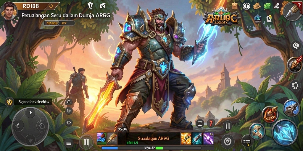 Gameplay RDI88 yang mendebarkan dalam petualangan ARPG.