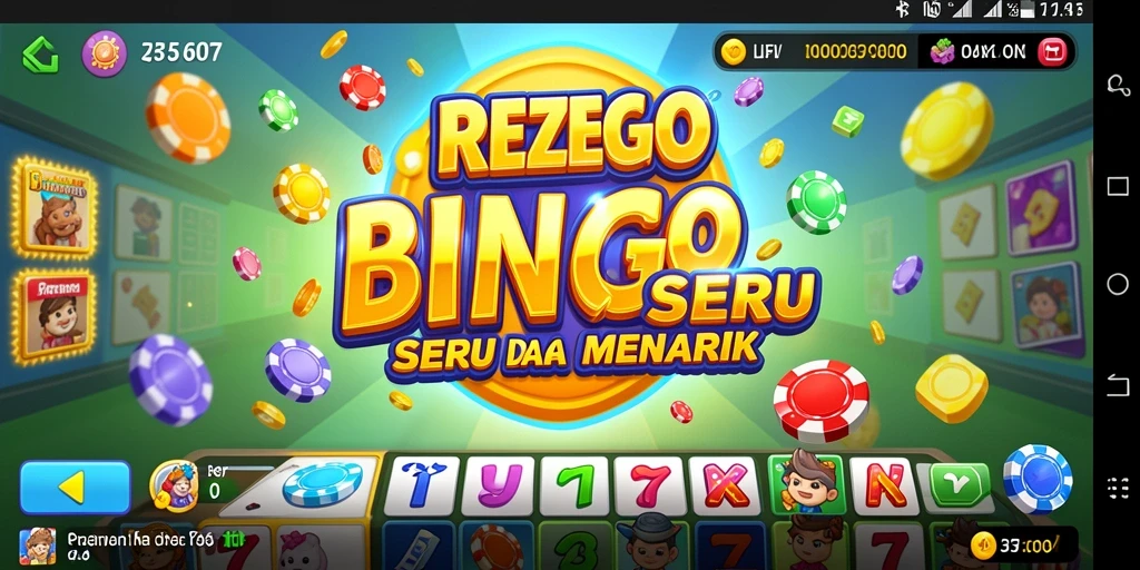 Tampilan menarik dari gameplay Bingo di REZEGO.