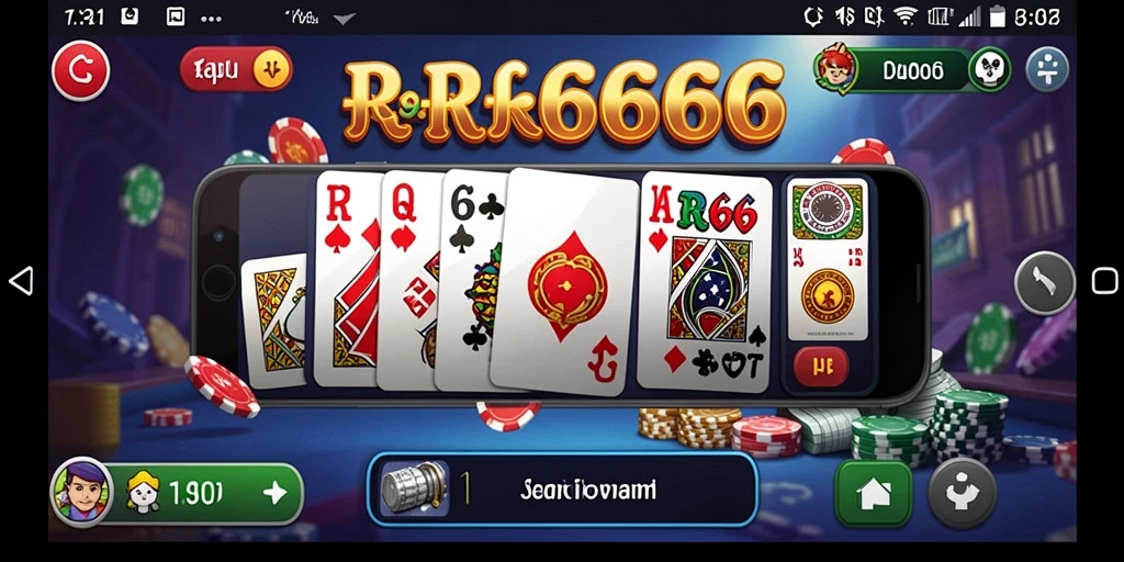 Screenshot utama RR666 menampilkan gameplay Domino yang intens dan seru.