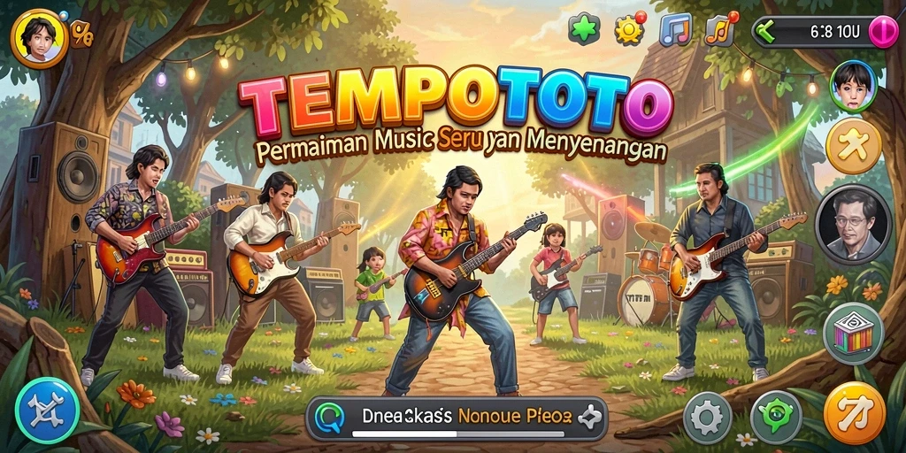 Tampilan gameplay TEMPOTOTO yang menarik dan mengasyikkan.