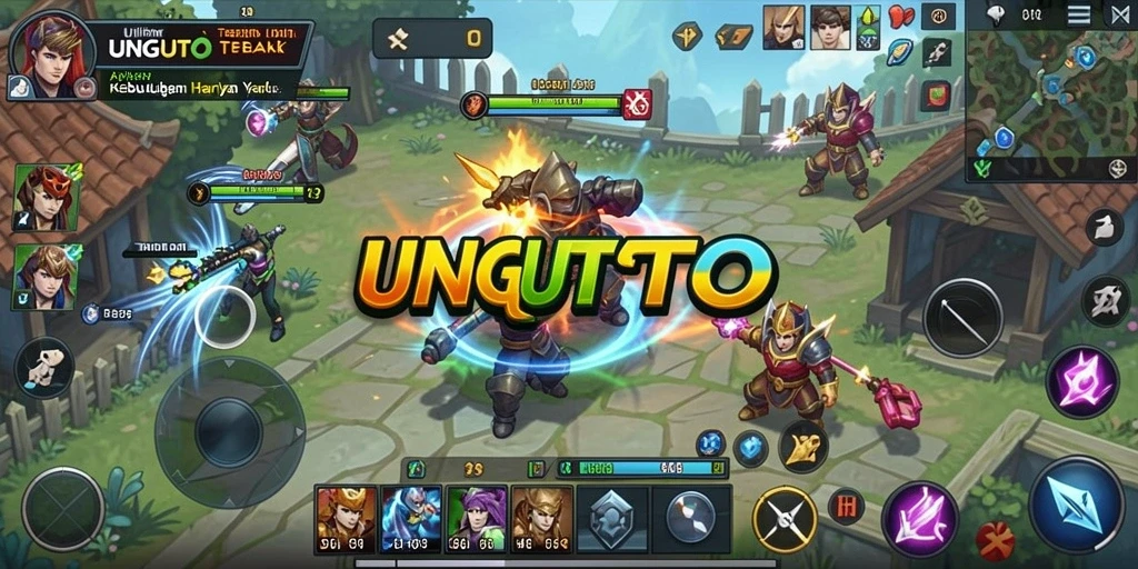Tampilan utama UNGUTOTO dengan fitur pengingat dan tugas.
